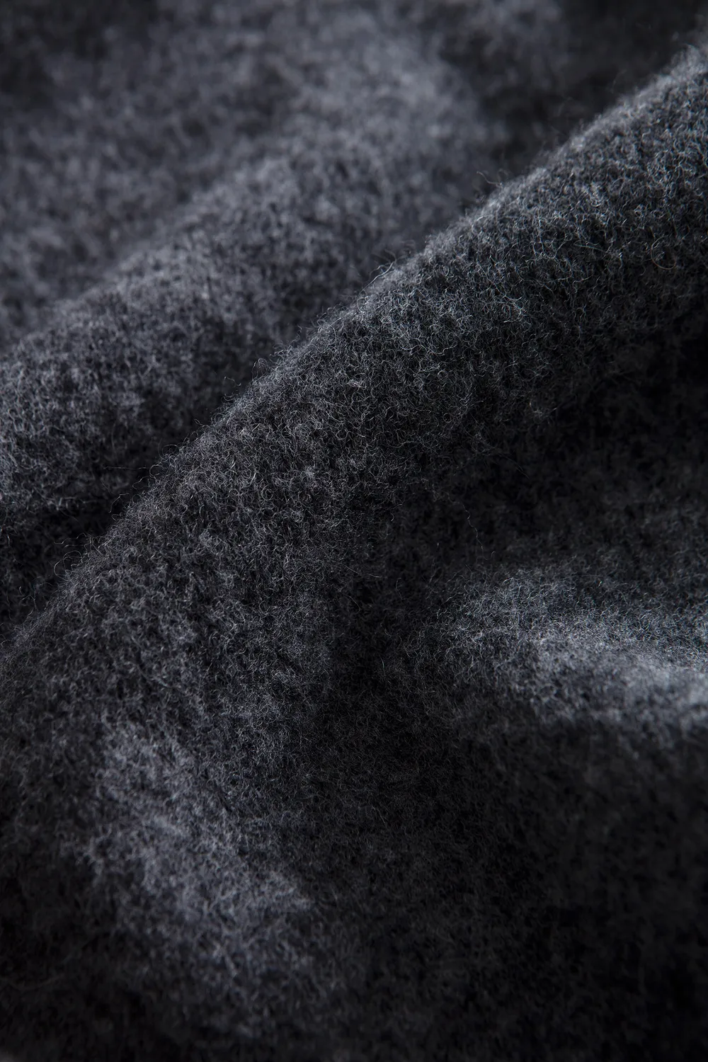 Edmmond Studios Glasgow Sweater pull gris laine alpaga