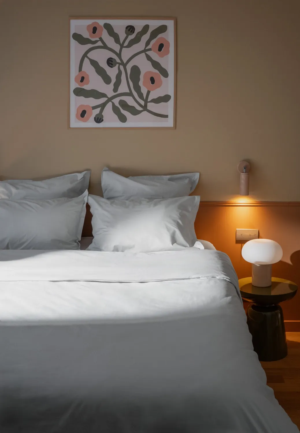Loom taie d'oreiller percale coton 65x65 blanc