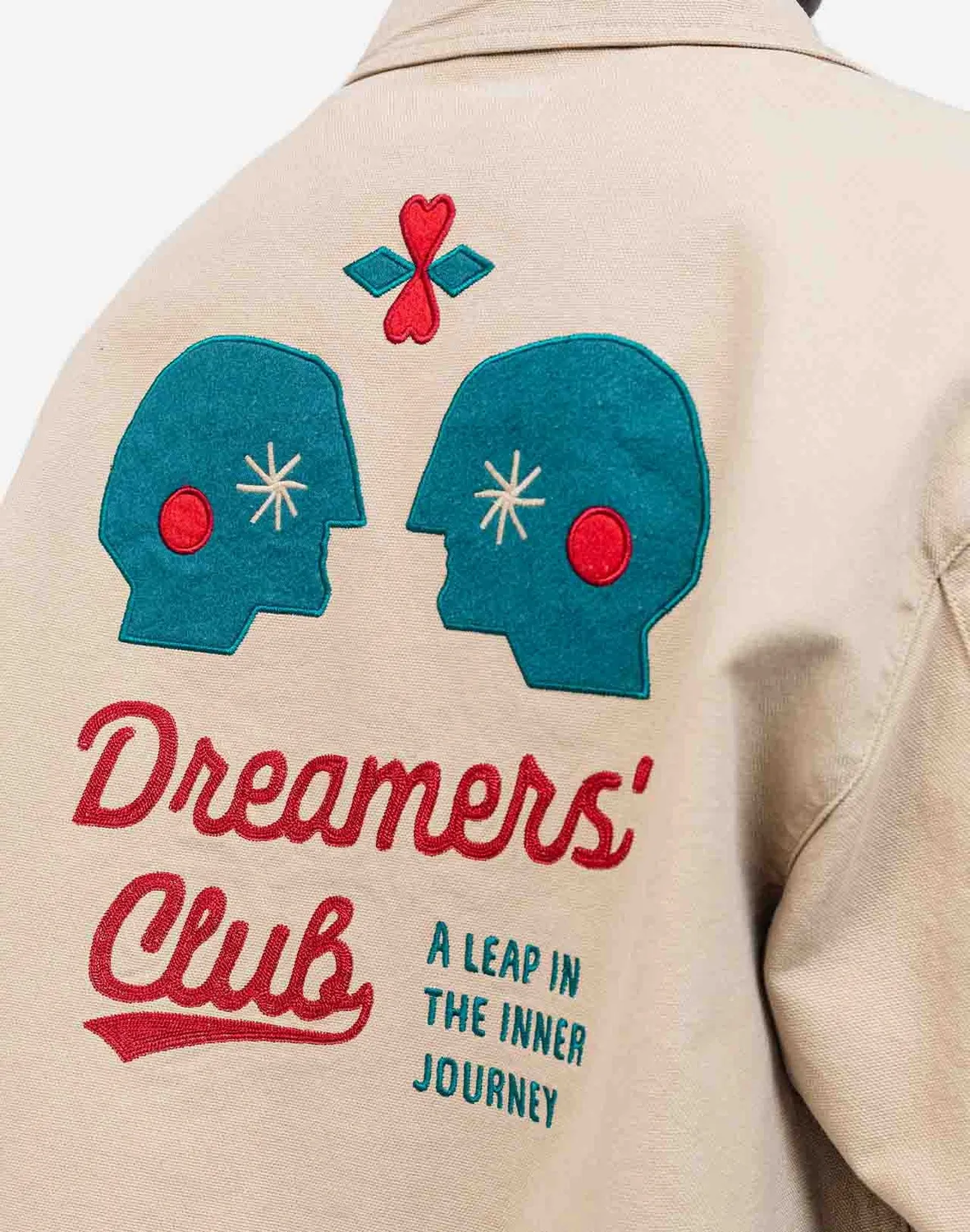 OLOW Barry Dreamers veste homme sable coton bio