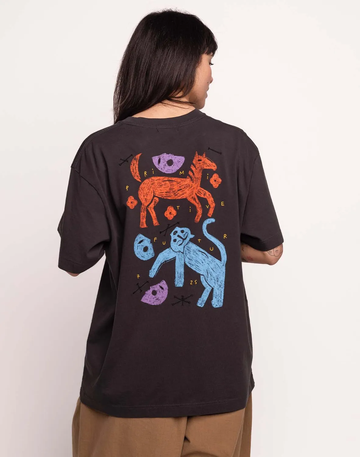 OLOW Primitive Futur t-shirt coton bio noir XS-2XL