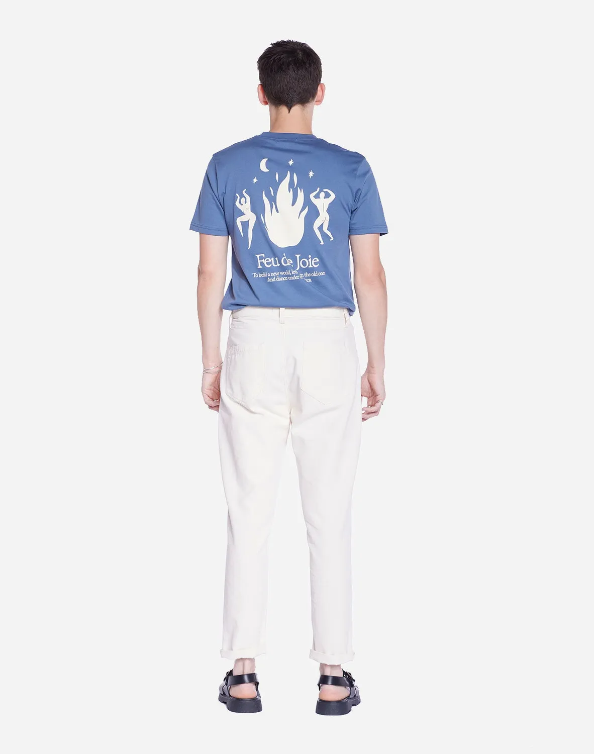 OLOW Jacquot pantalon écru naturel sergé coton
