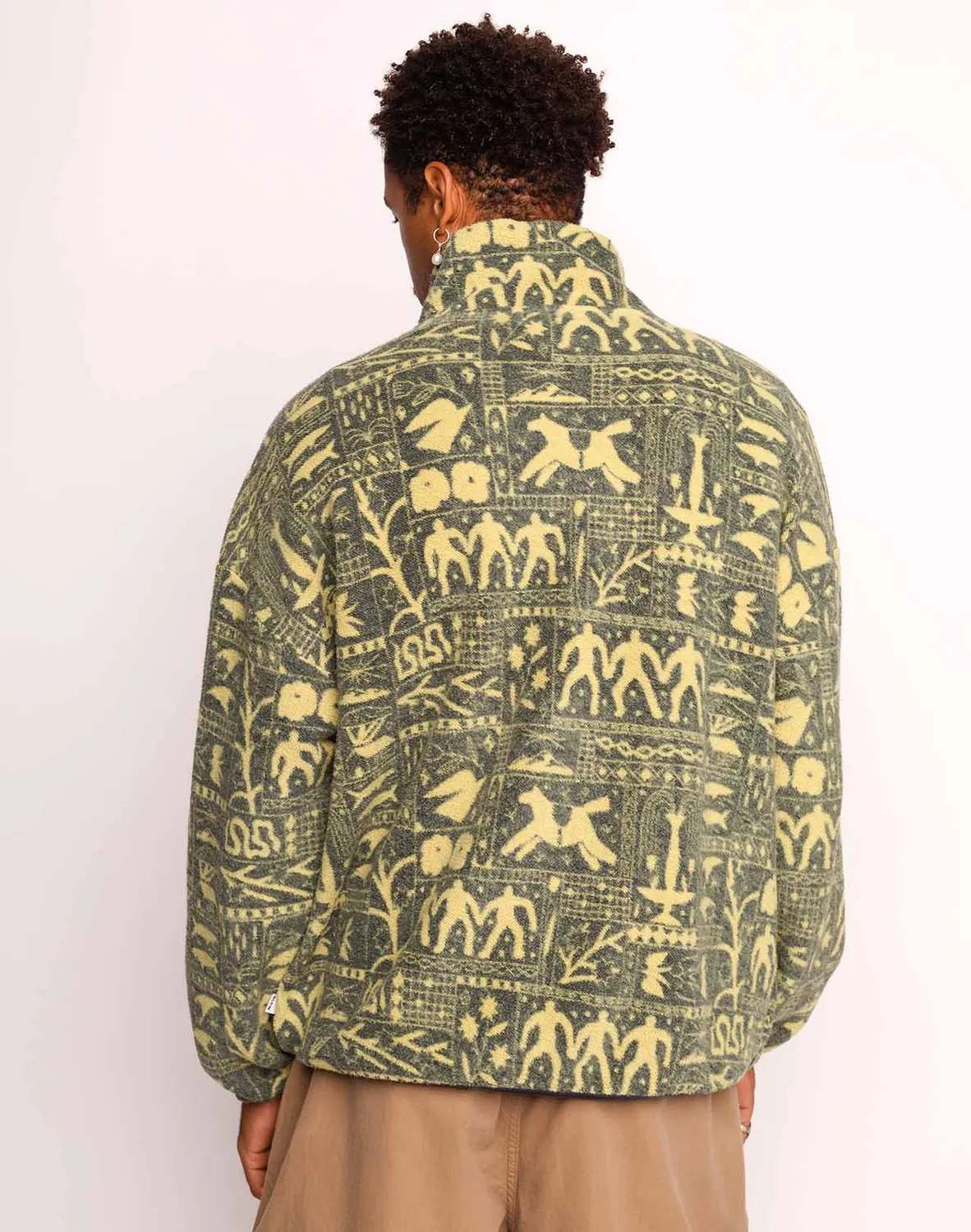 OLOW Bangor Kobling sweat polaire imprimé bleu jaune