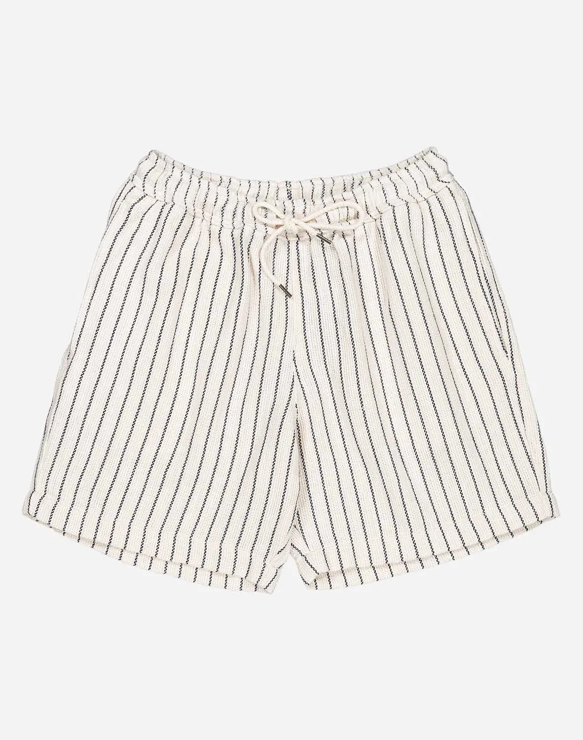 OLOW Bodhi Rivas short écru rayé coton