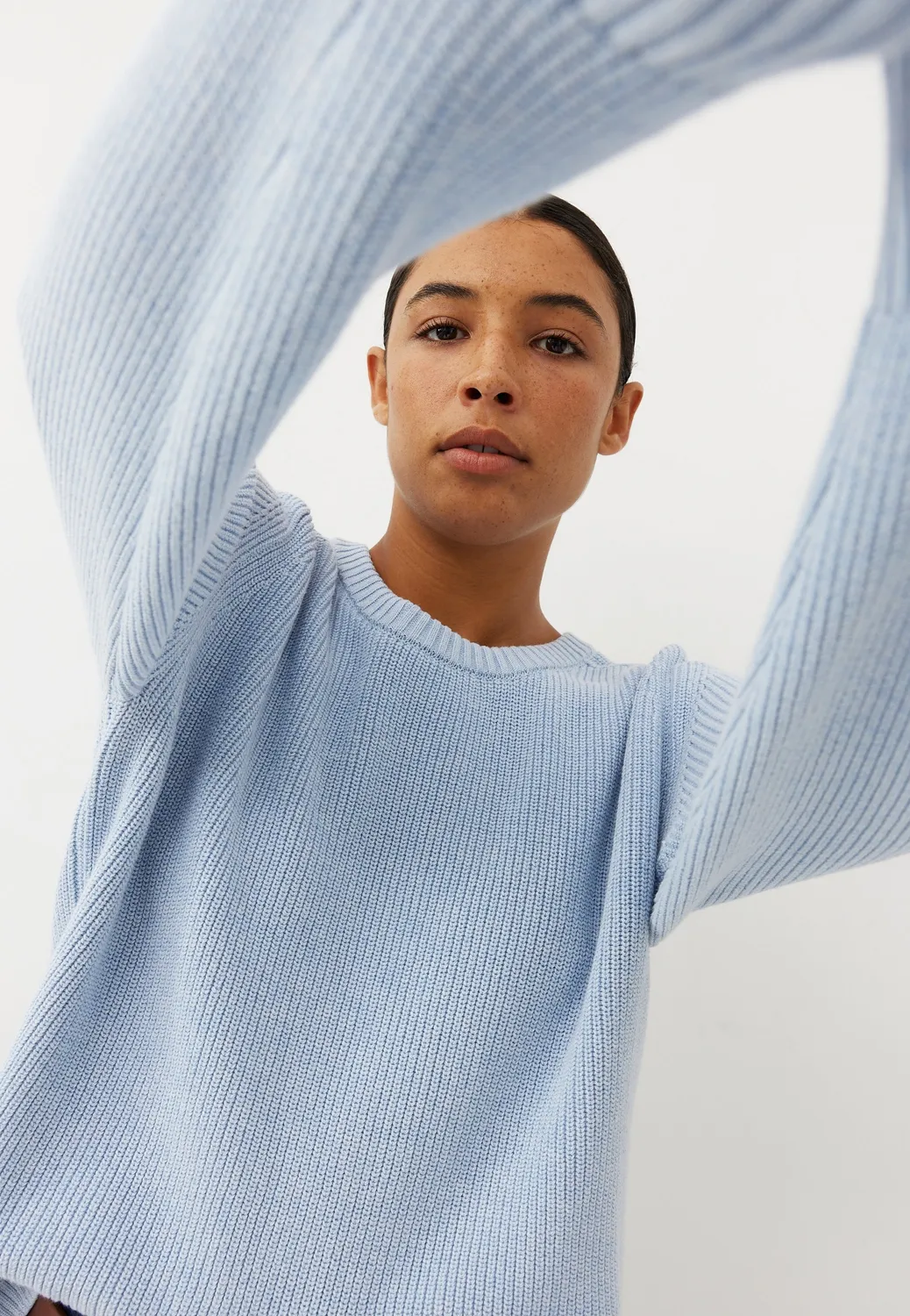 Loom Le pull en coton pull maille perlée