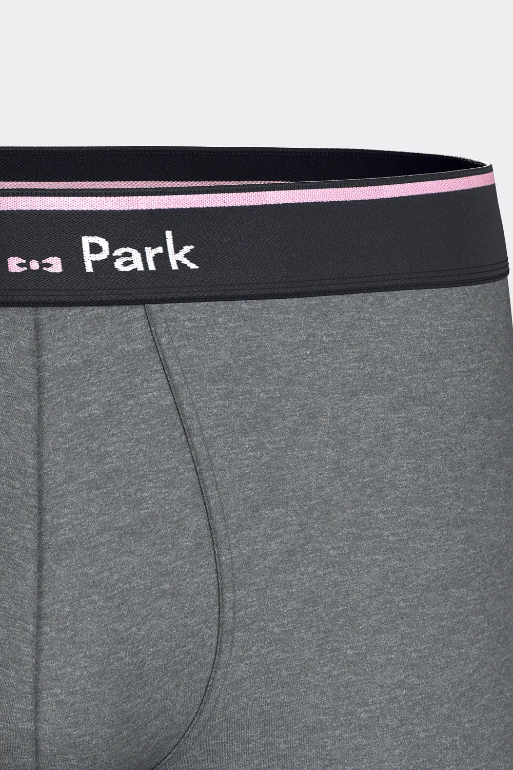 Eden Park lot 2 boxers homme coton marine gris stretch