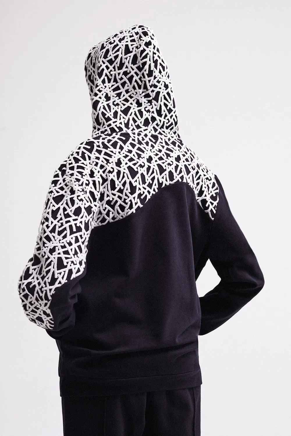 French Deal Freestyle hoodie coton guipure