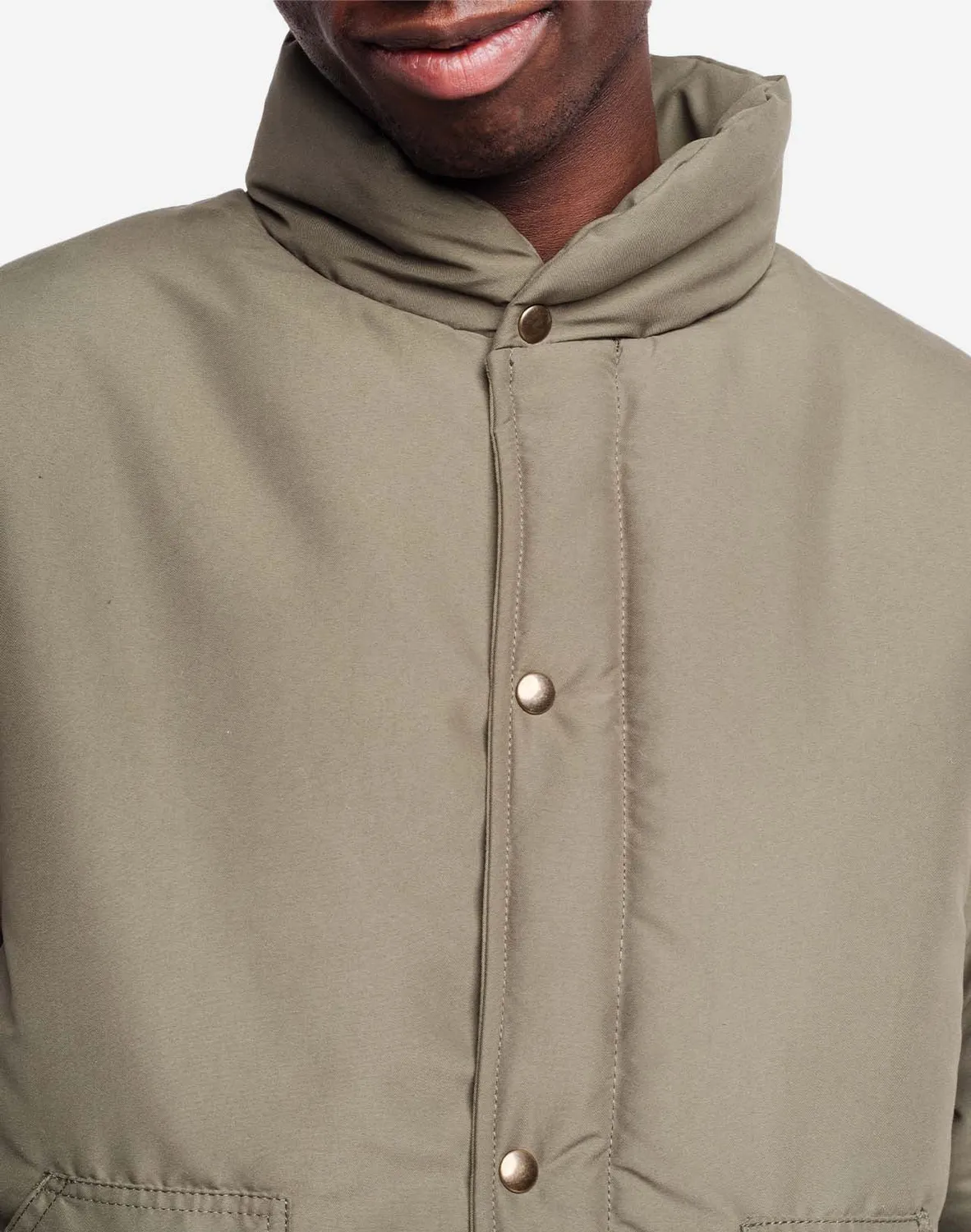 OLOW Boreas doudoune kaki doublure sherpa