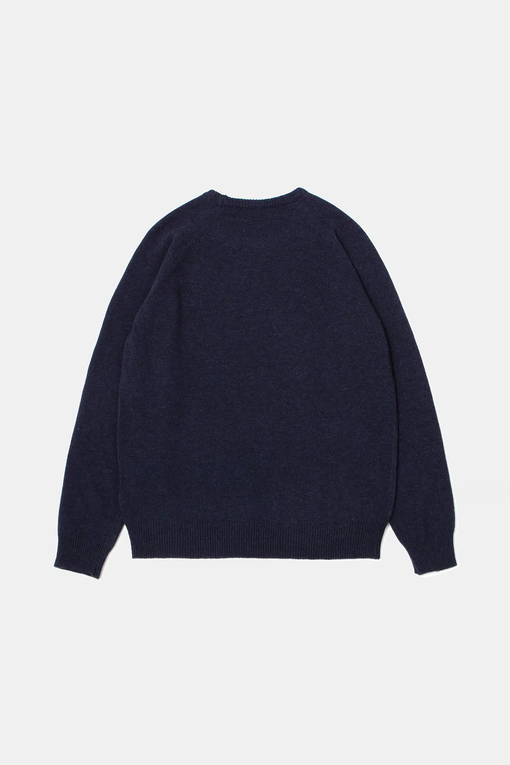 Edmmond Studios Duck Sweater pull bleu marine laine mérinos