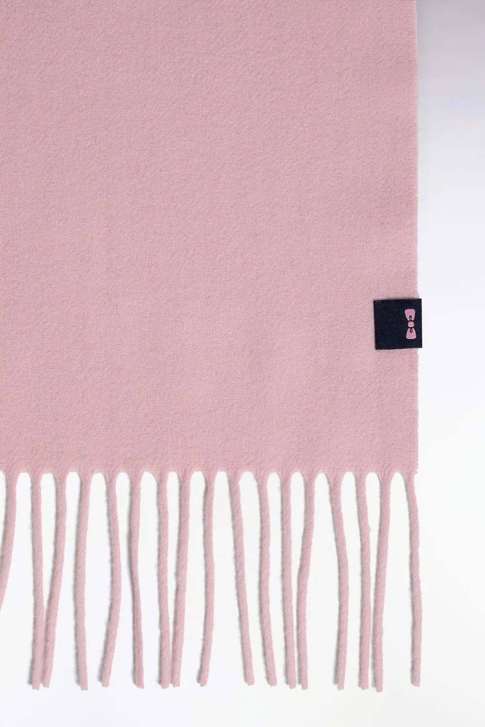 Eden Park écharpe drap laine rose 30x180