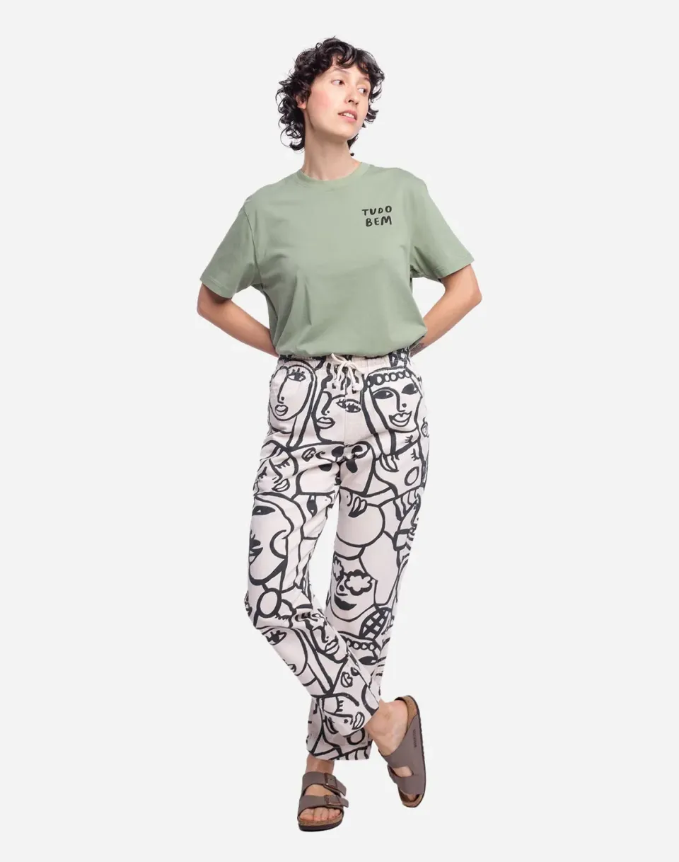 OLOW Ovada pantalon écru coton bio
