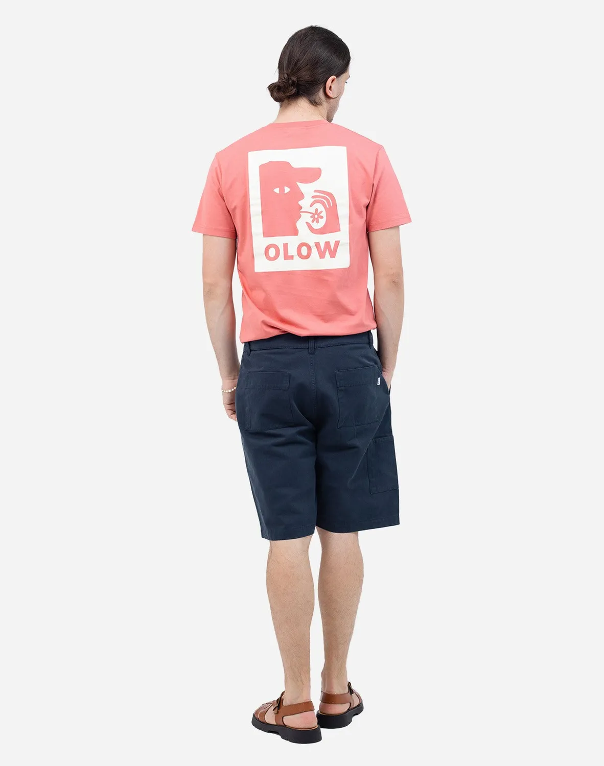 OLOW Diy short bleu nuit sergé coton