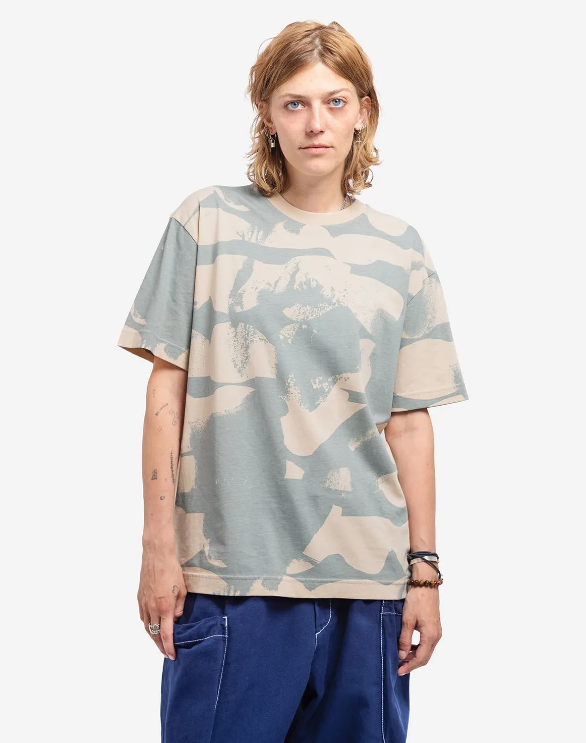 OLOW Gloria t-shirt ample bicolore brodé