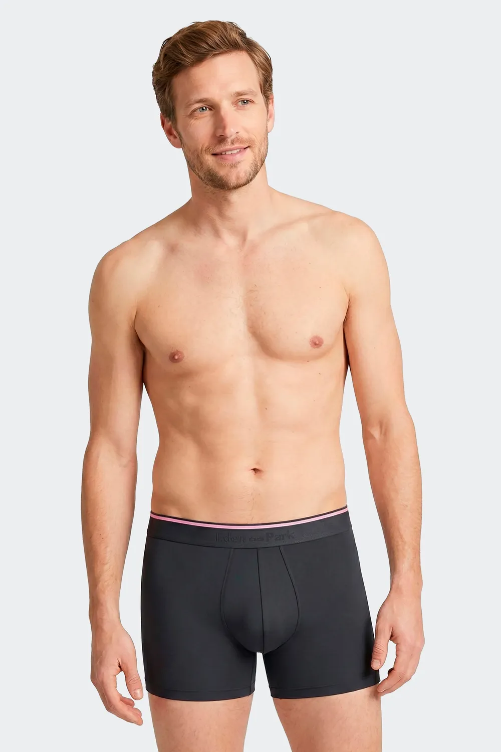 Eden Park lot 2 boxers coton stretch marine uni imprimé