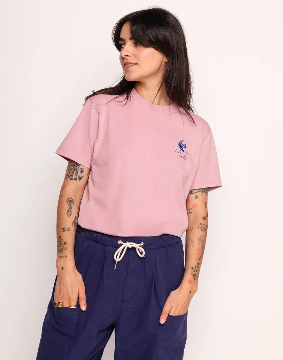 Olow Life Dance t-shirt rose lila coton bio