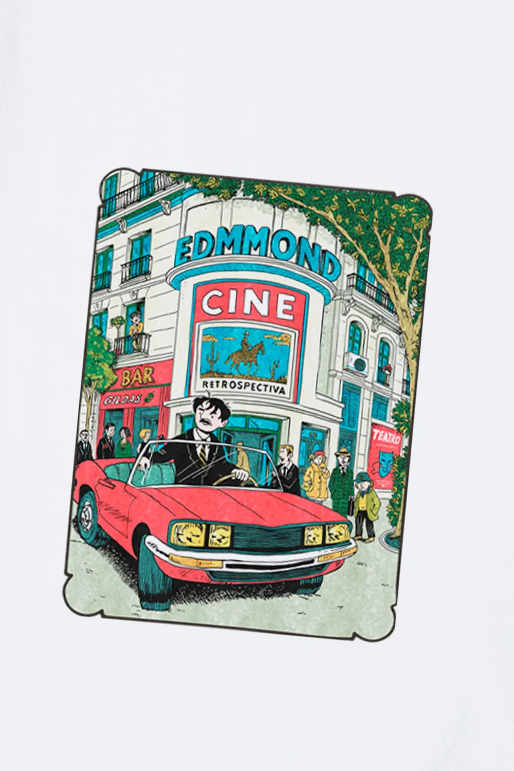 Edmmond Studios Retrospectiva t-shirt blanc 190g