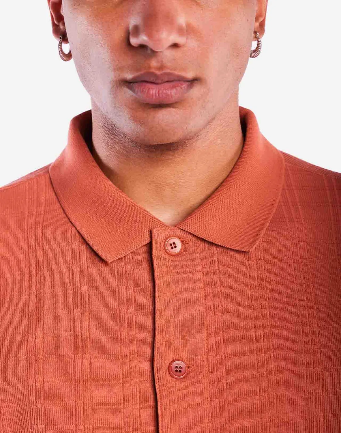 OLOW Cheech polo mandarine coupe droite