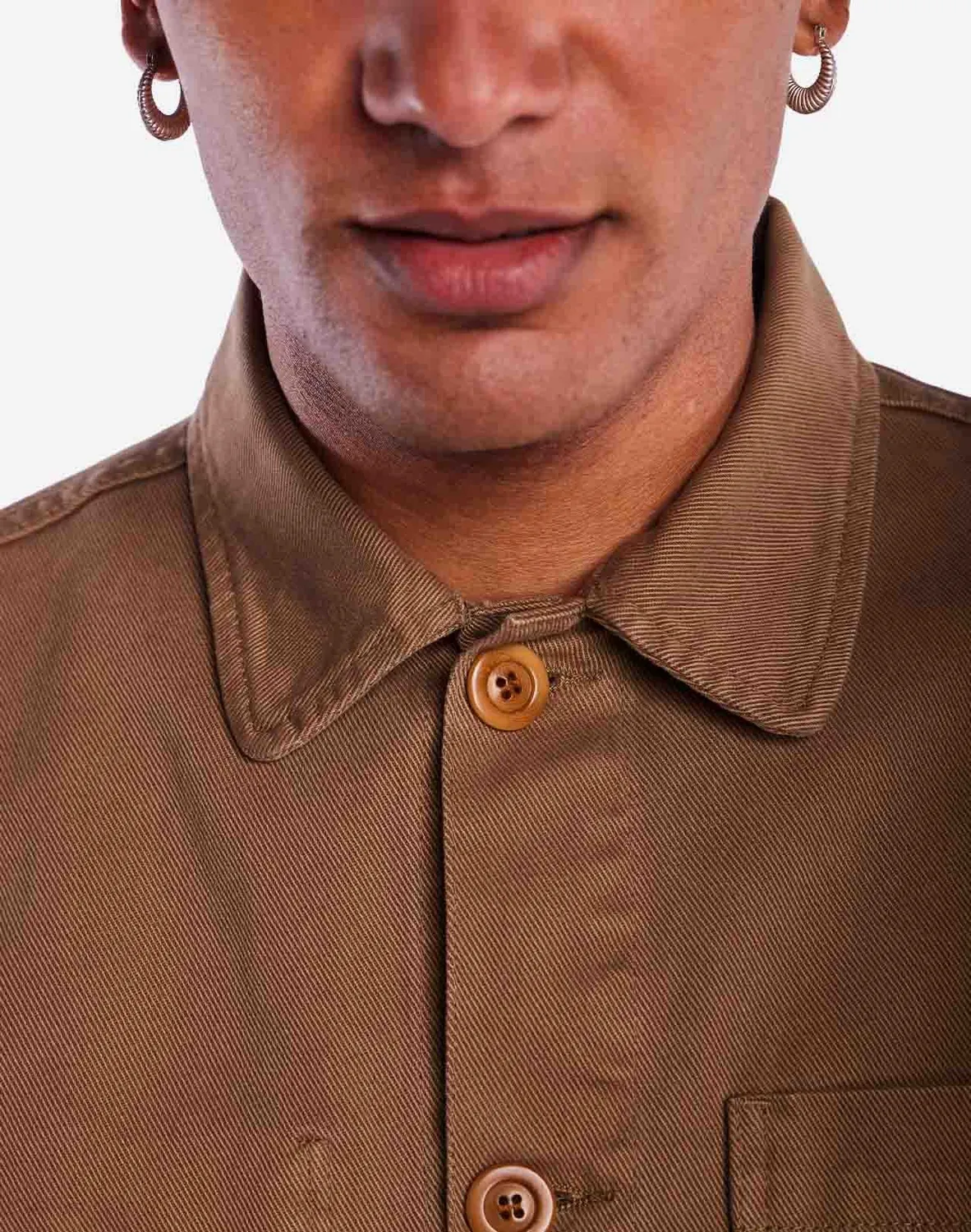 OLOW Chucalescu veste taupe à larges poches