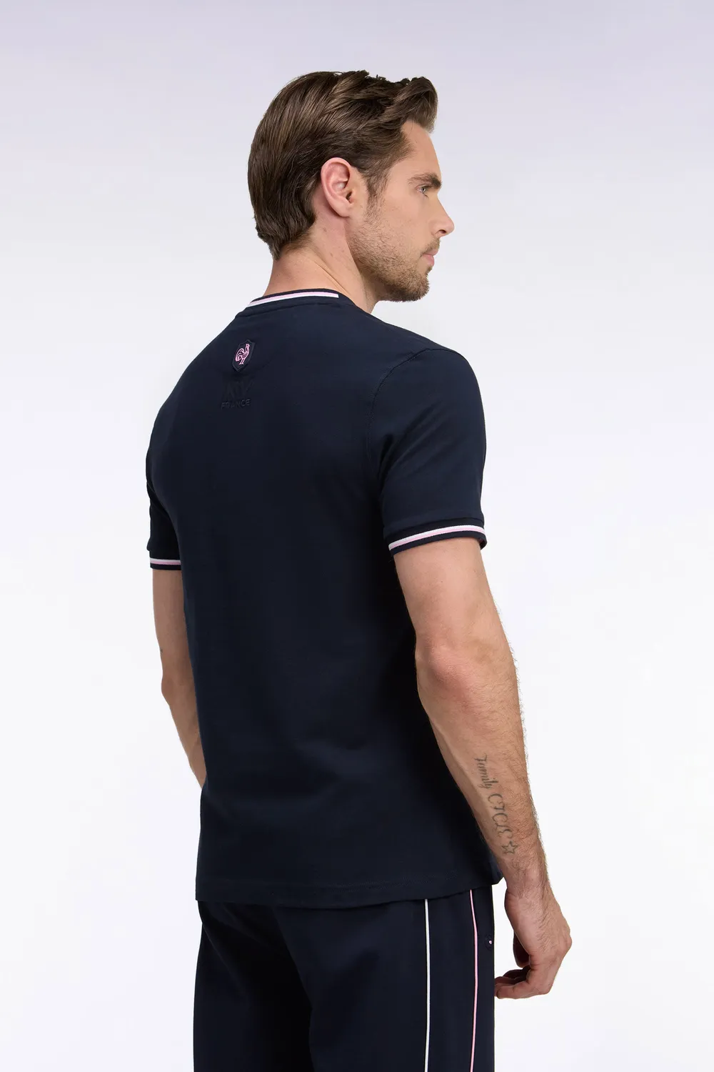 Eden Park XV de France t-shirt manches courtes marine homme
