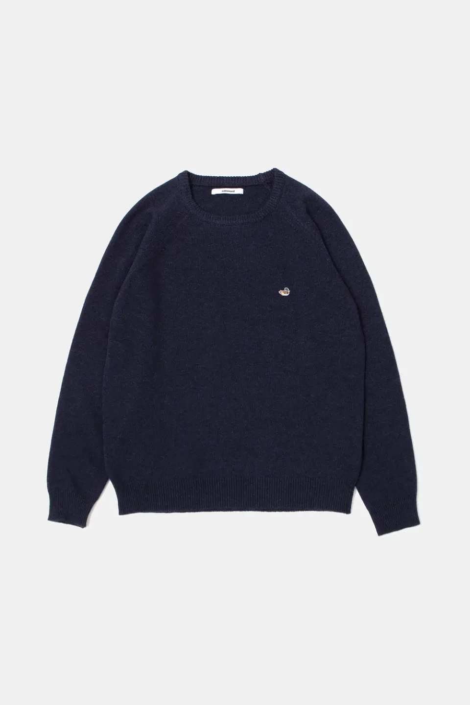 Edmmond Studios Duck Sweater pull bleu marine laine mérinos