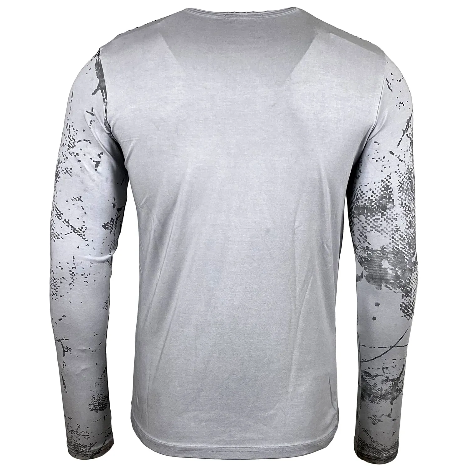 Subliminal Mode BX708 t-shirt homme manches longues tête de mort