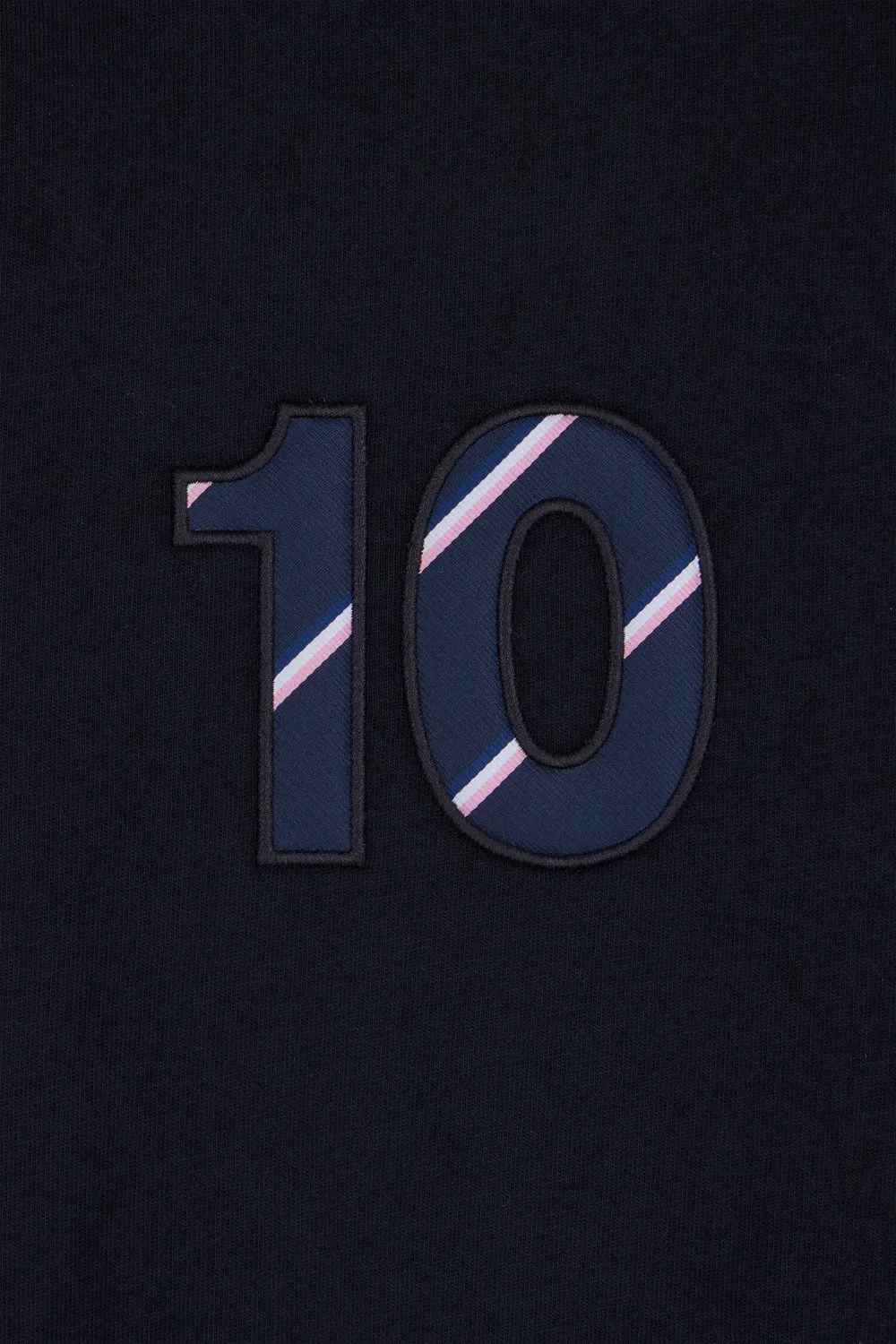 Eden Park t-shirt coton marine numéro 10 brodé