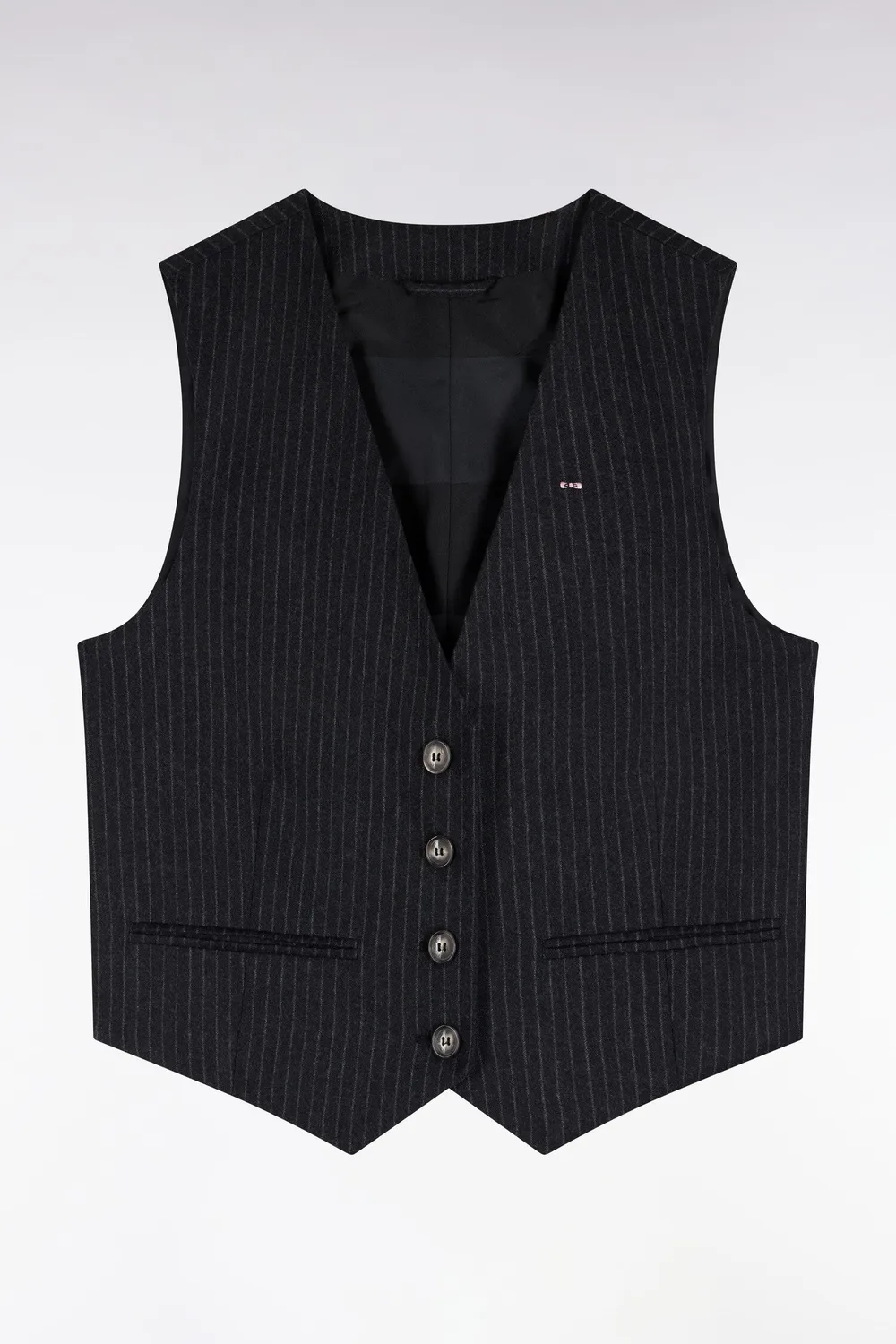 Eden Park Club Classique blazer noir laine stretch oversized