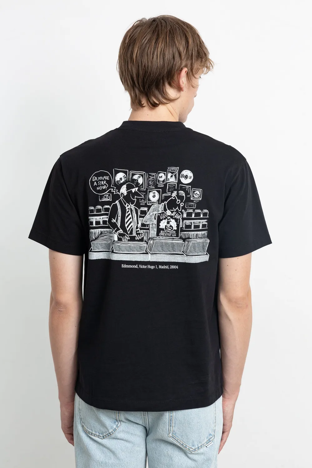 Edmmond Studios Vinilos Madrid t-shirt noir imprimé