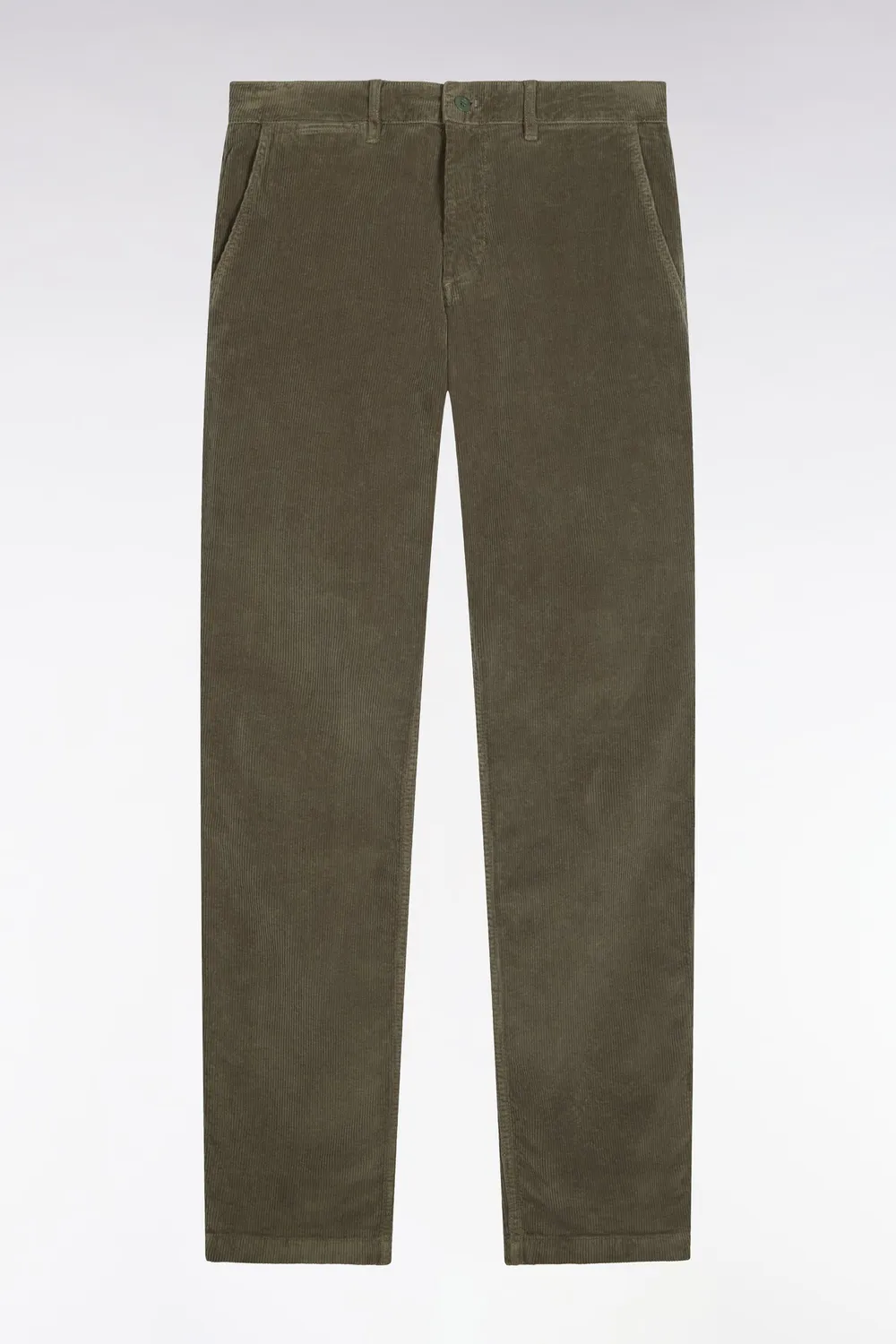 Eden Park Legend chino velours côtelé kaki Regular