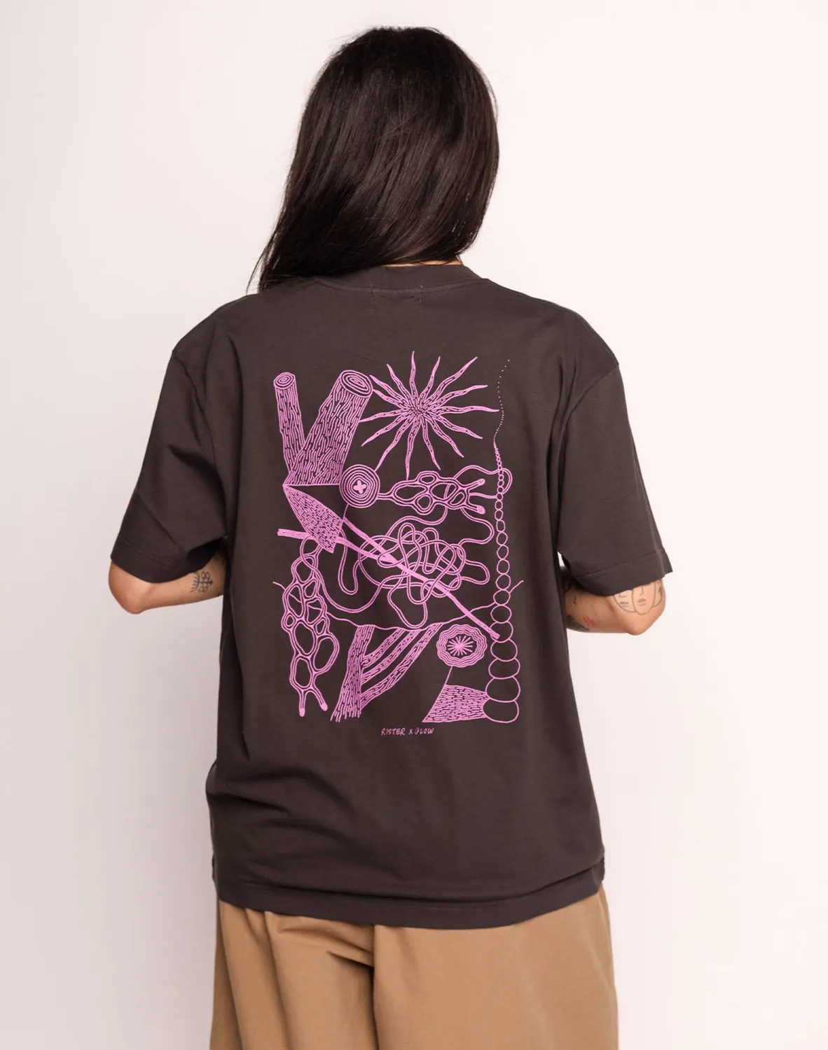 OLOW Interconnexion t-shirt homme noir carbone