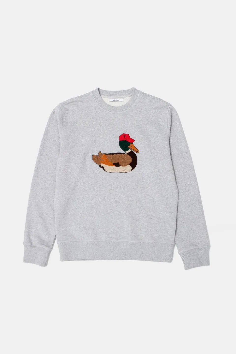 Edmmond Studios Duck Hunt sweat gris chiné canard