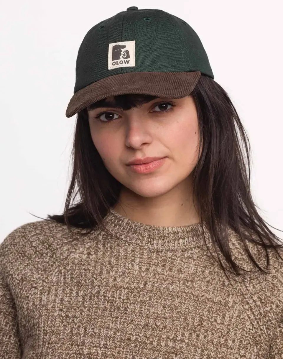 OLOW Six Panel Stanton casquette vert mélèze
