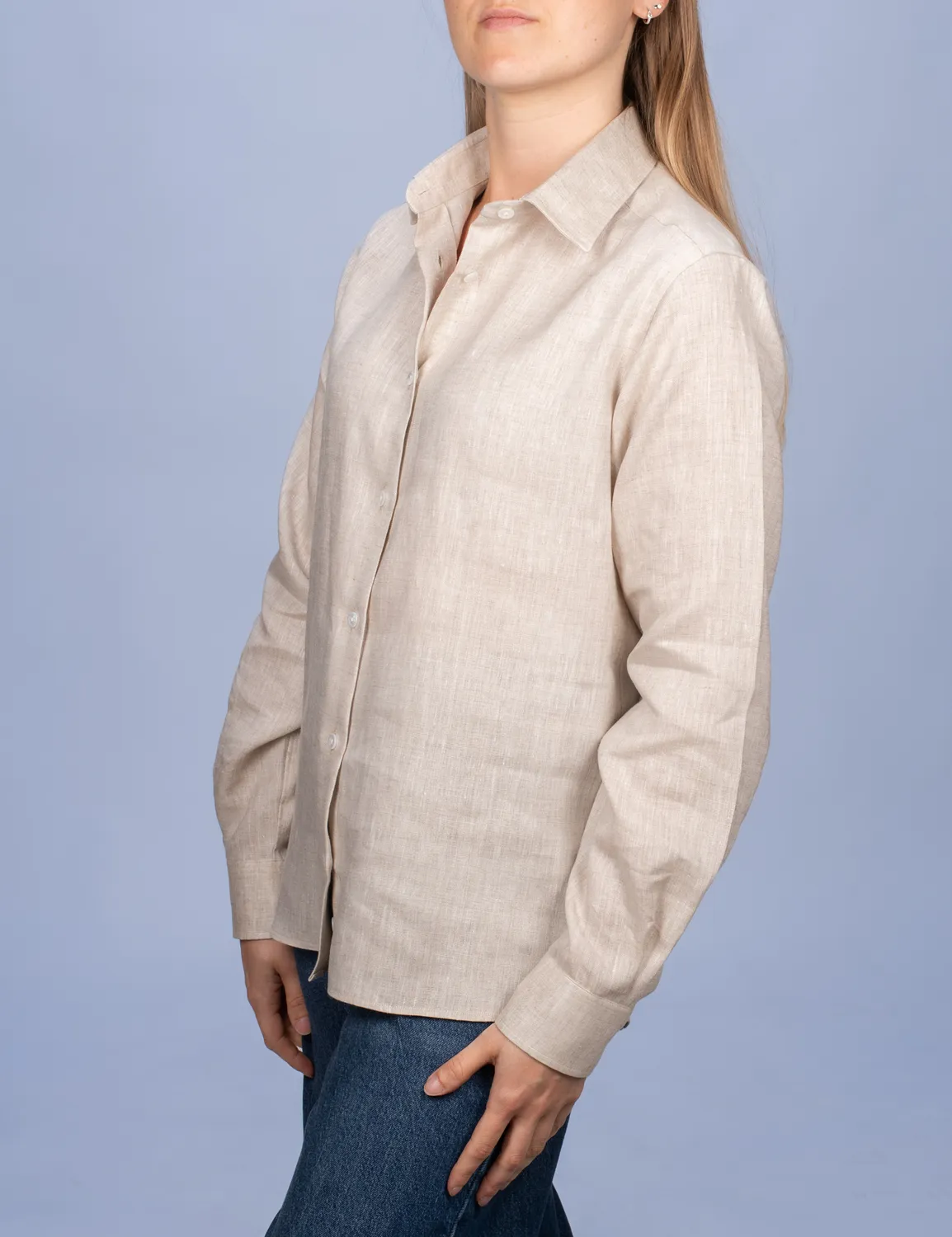 La Chemise Française Lin Normand chemisier sable
