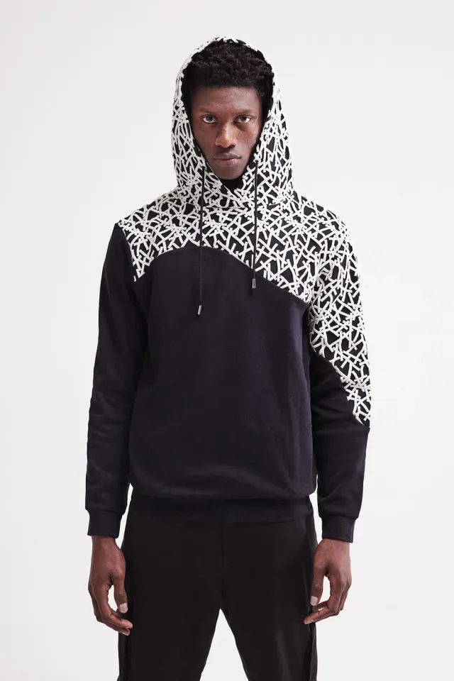 French Deal Freestyle hoodie coton guipure