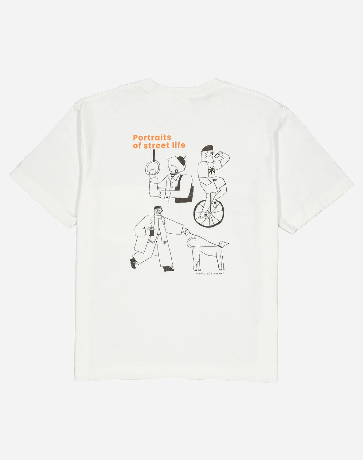 OLOW People t-shirt écru ample coton bio