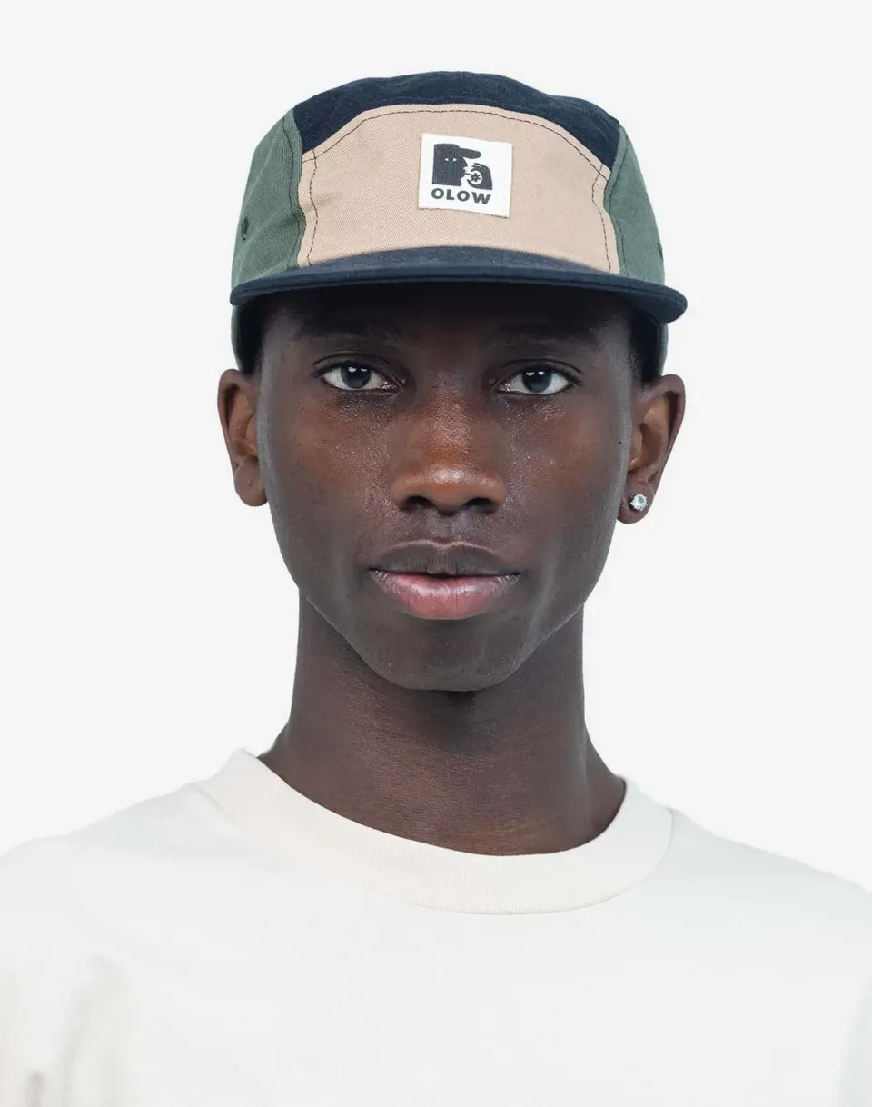 OLOW Rocklin casquette five panel tricolore ripstop