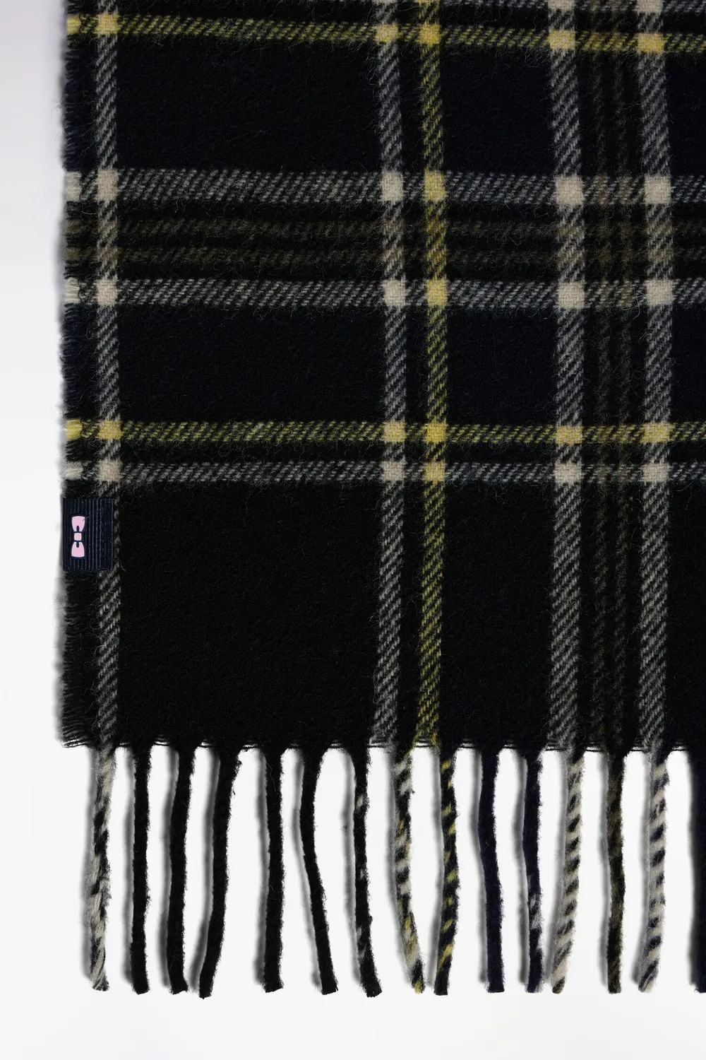 Eden Park écharpe à carreaux tartan frangée taille unique