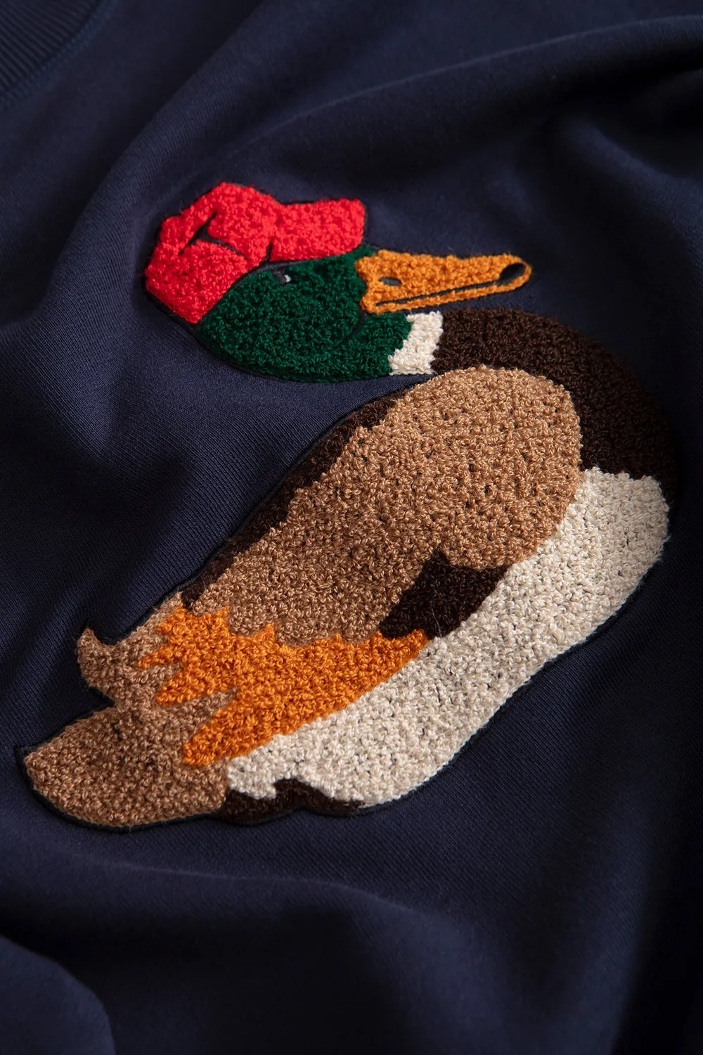 Edmmond Studios Duck Hunt sweat marine chenille