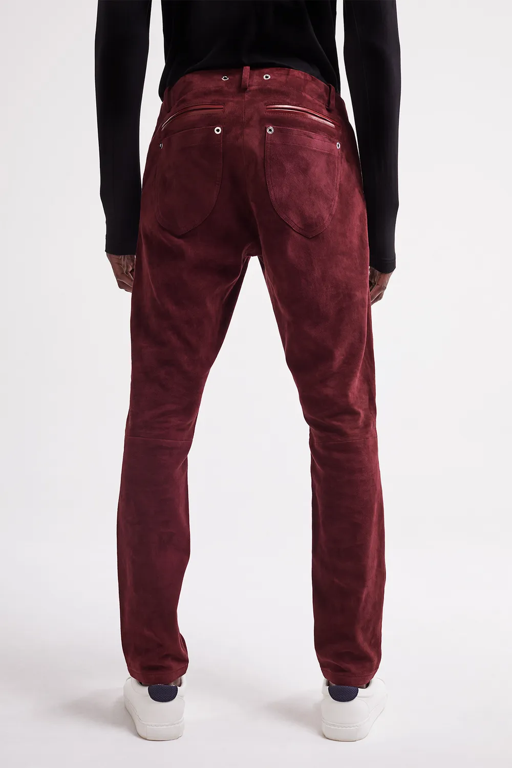 French Deal Sensation pantalon cuir stretch noir
