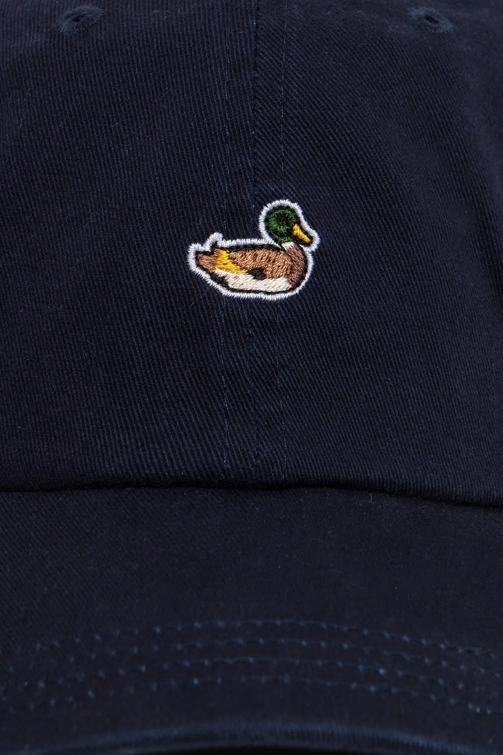 Edmmond Studios Duck Cap casquette bleu marine coton logo canard