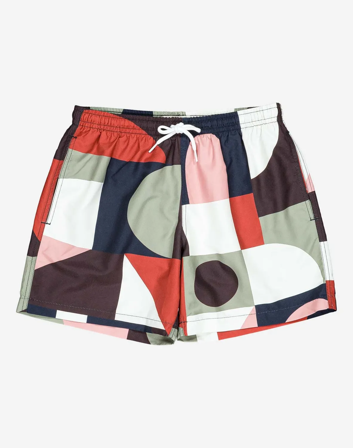 OLOW Cubism short de bain multicolore recyclé