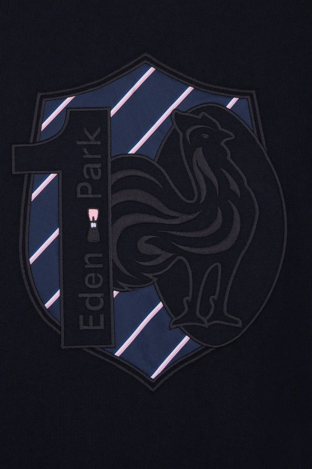 Eden Park France Rugby maillot jersey coton marine manches longues