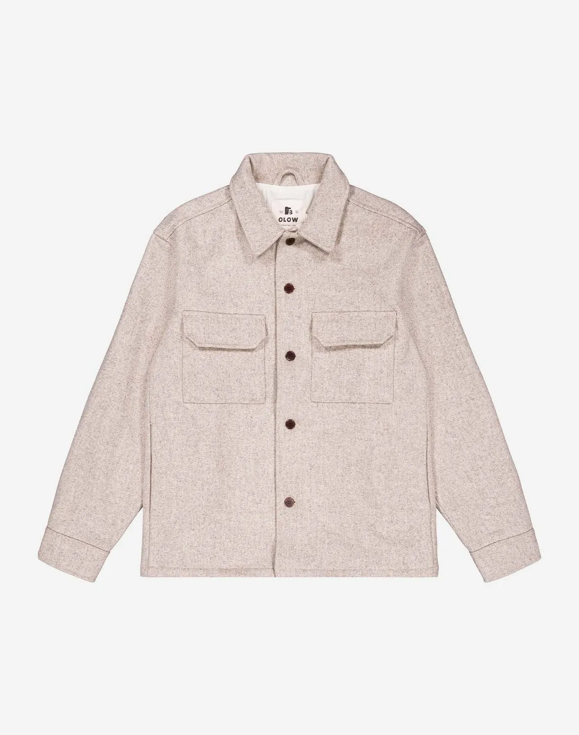 OLOW Percy veste beige laine