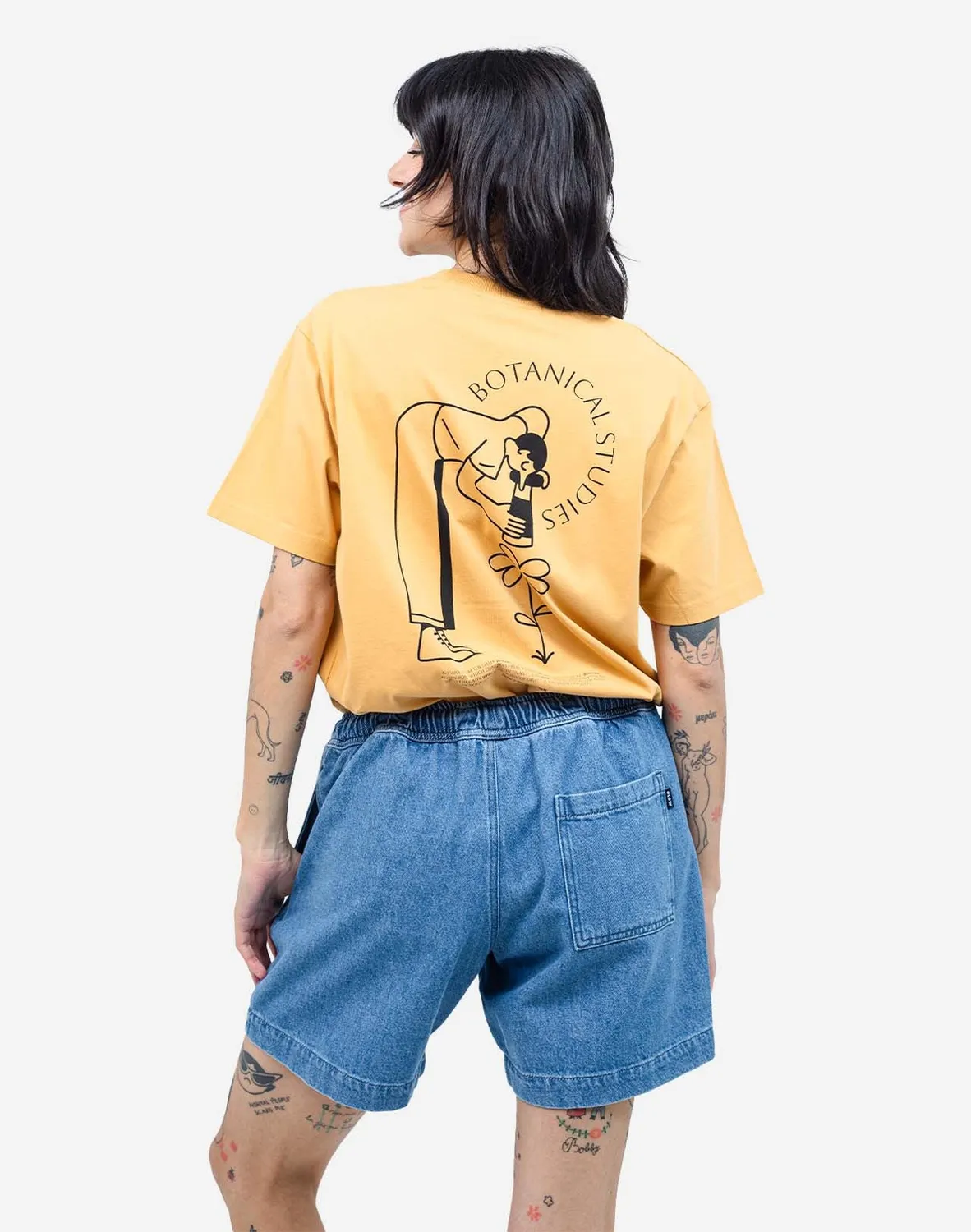 OLOW Botanical t-shirt ocre coton bio