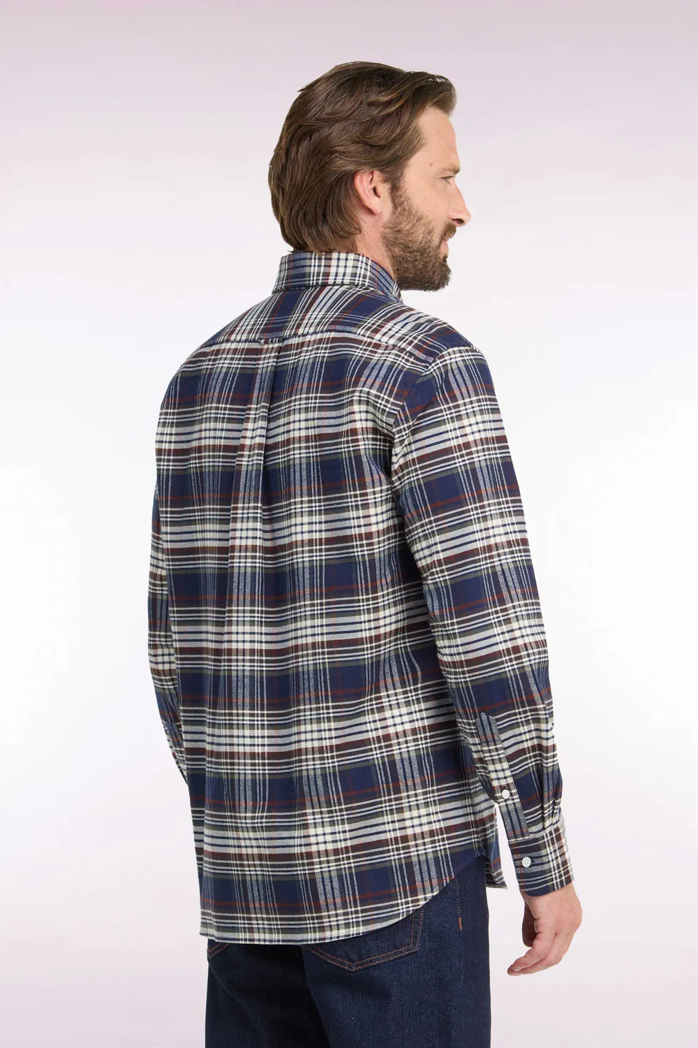 Eden Park Club Classique H26CHECL0050 chemise marine carreaux