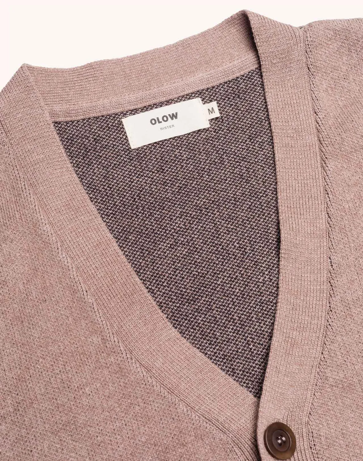 Olow Paysac cardigan taupe laine mérinos