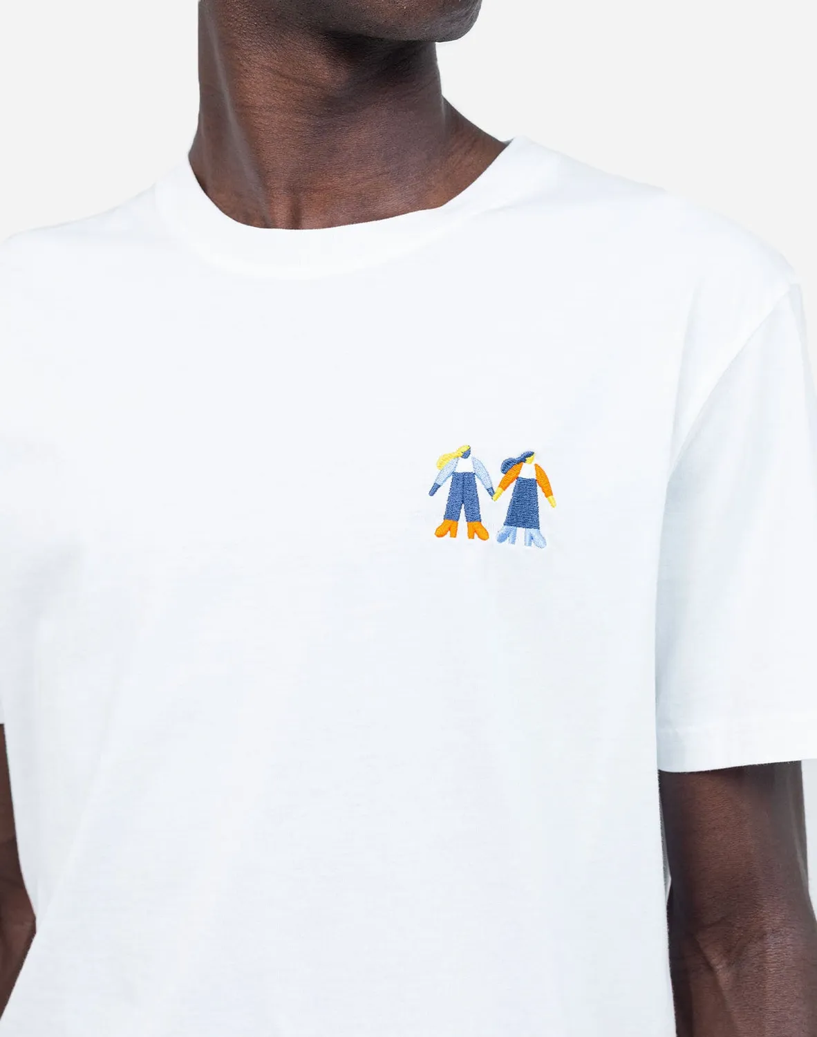 OLOW Life t-shirt écru coton bio imprimé