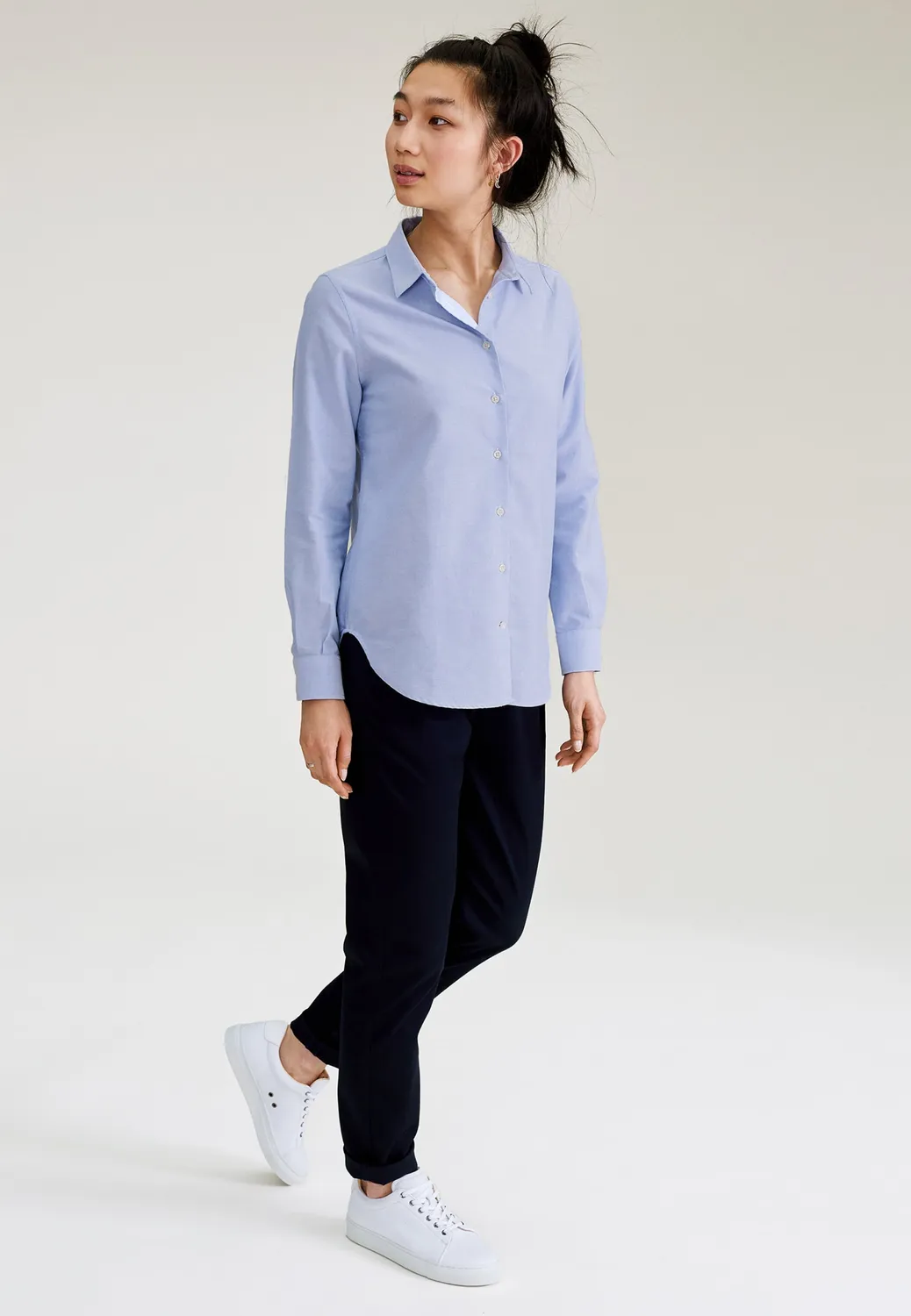 Loom chemise oxford coton bio coupe ajustée femme