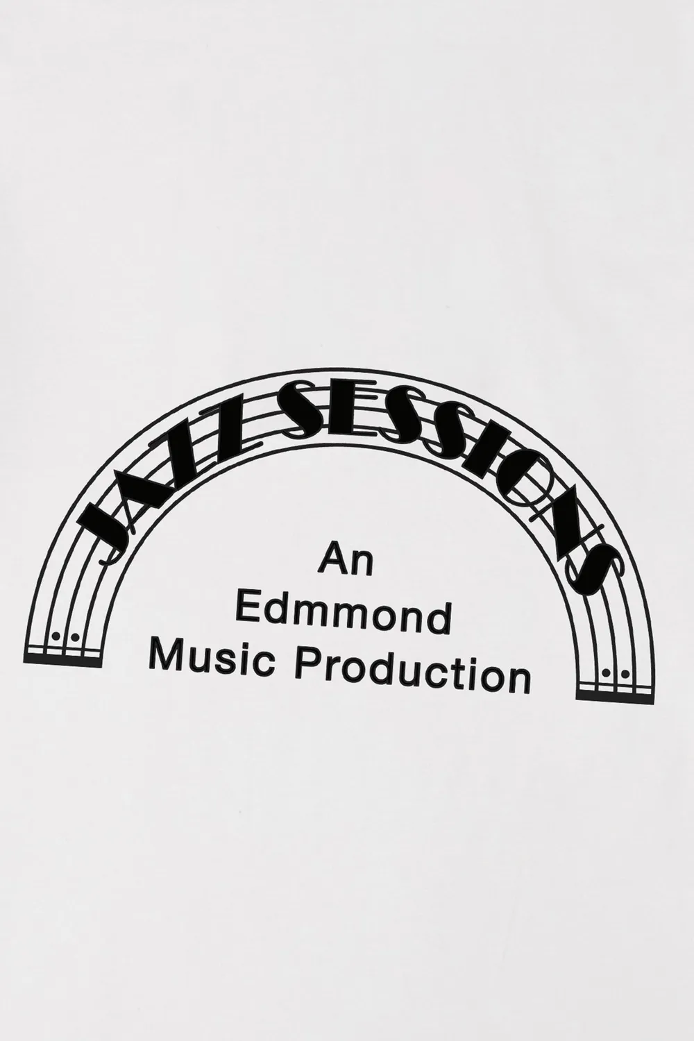 Edmmond Studios Jazz Sessions Plain Off White t-shirt imprimé
