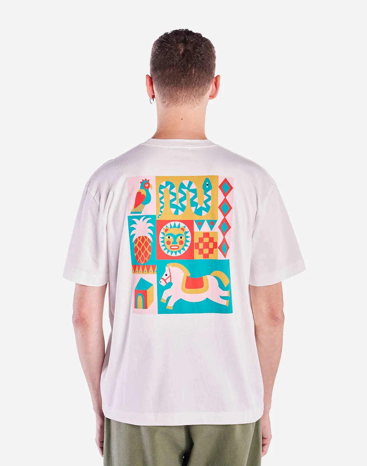 OLOW Quetzal T-shirt ample écru coton