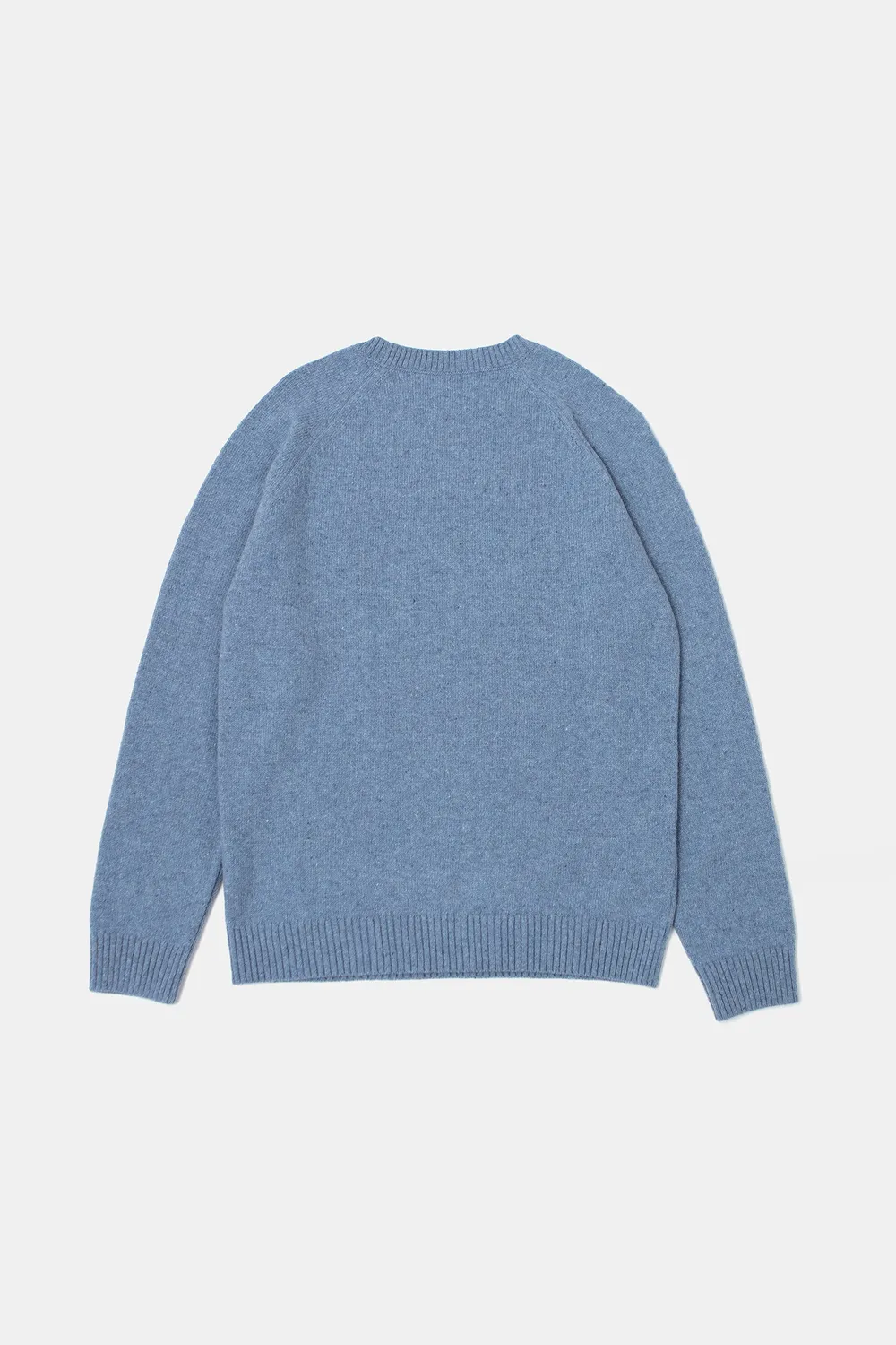 Edmmond Studios Madrid pull homme bleu marine laine recyclée